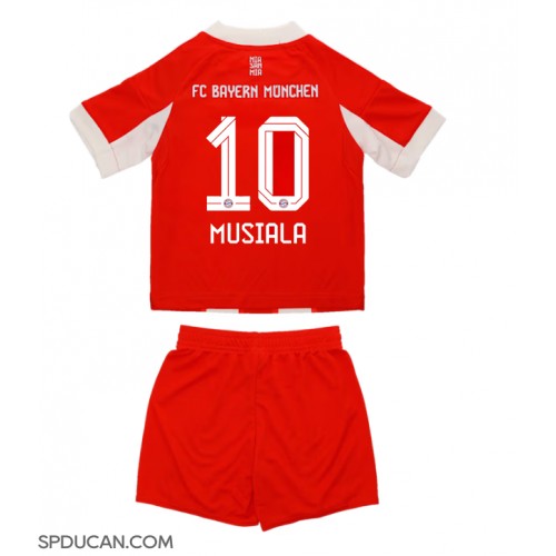 Dječji Nogometni Dres Bayern Munich Jamal Musiala #10 Domaci 2025-26 Kratak Rukav (+ Kratke hlače)